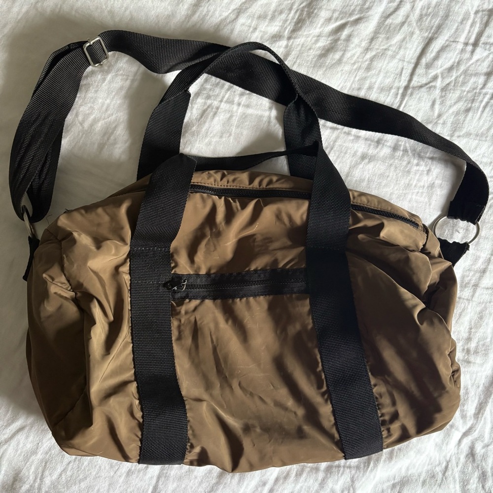 Green Nylon Men's Bag